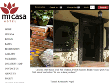 Tablet Screenshot of micasanepal.com